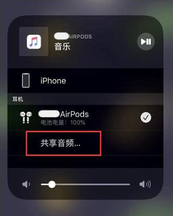 新竹镇苹果14音频维修点分享iPhone14音频共享设置方法 