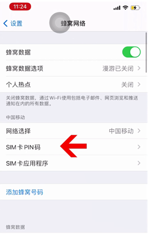 新竹镇苹果14维修网分享如何给iPhone14的SIM卡设置密码 