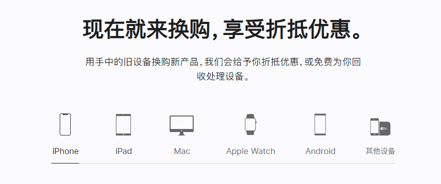 新竹镇苹果手机维修分享iPhone以旧换新的去处 